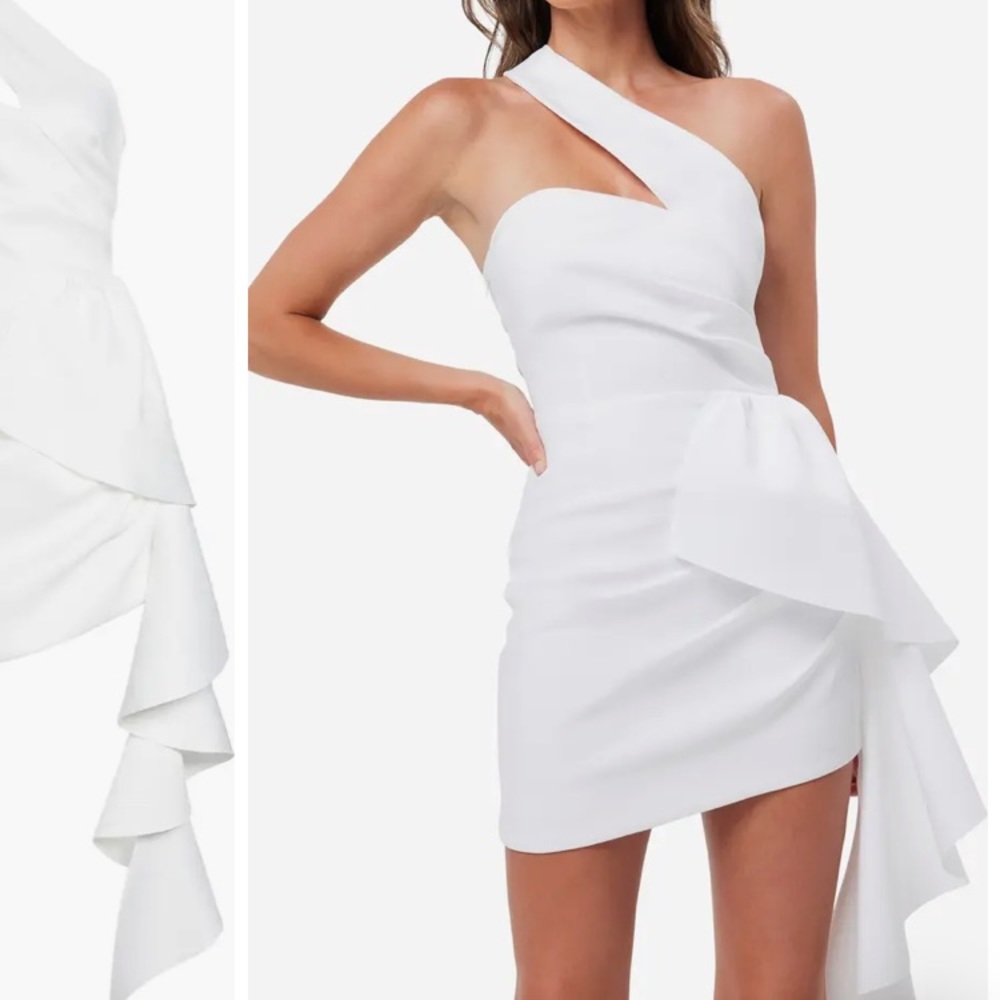 Elliatt Convergence White Engagement Party Mini Dress Nordstrom